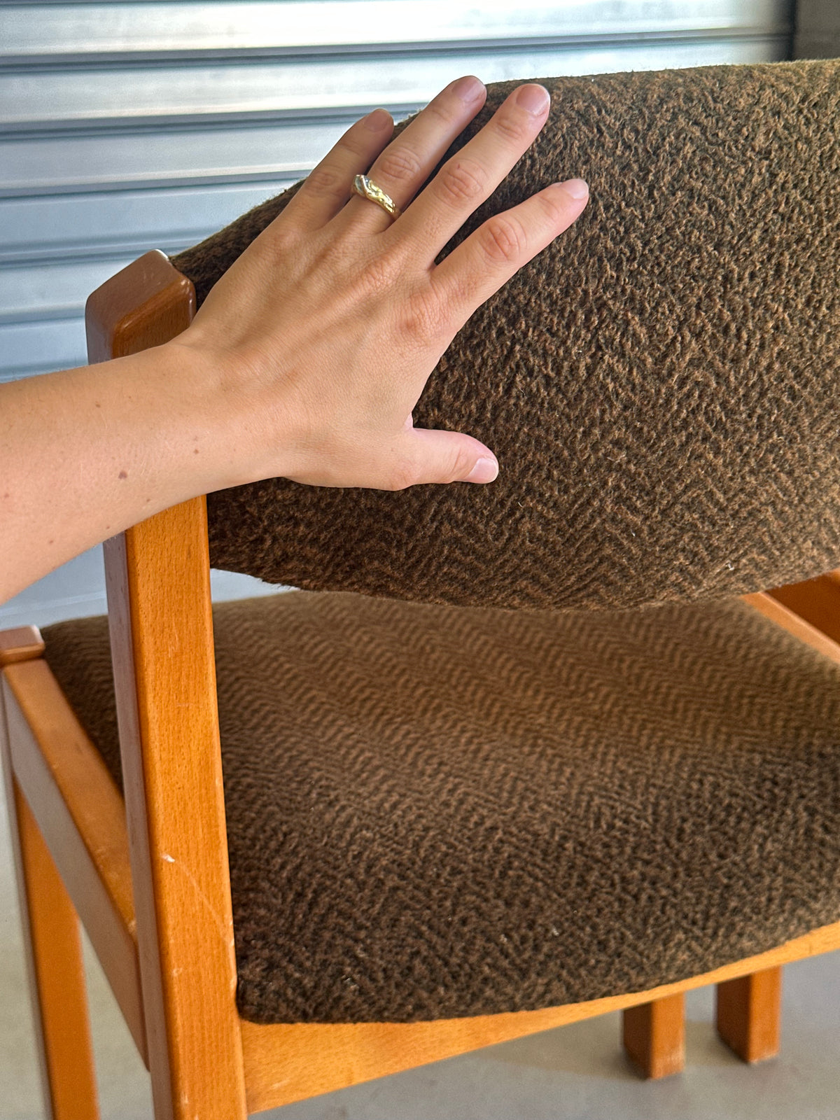Suite de 4 chaises vintage — années 70/80
