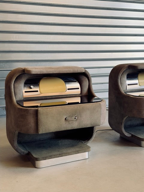 Paire de chevets Space Age — années 70