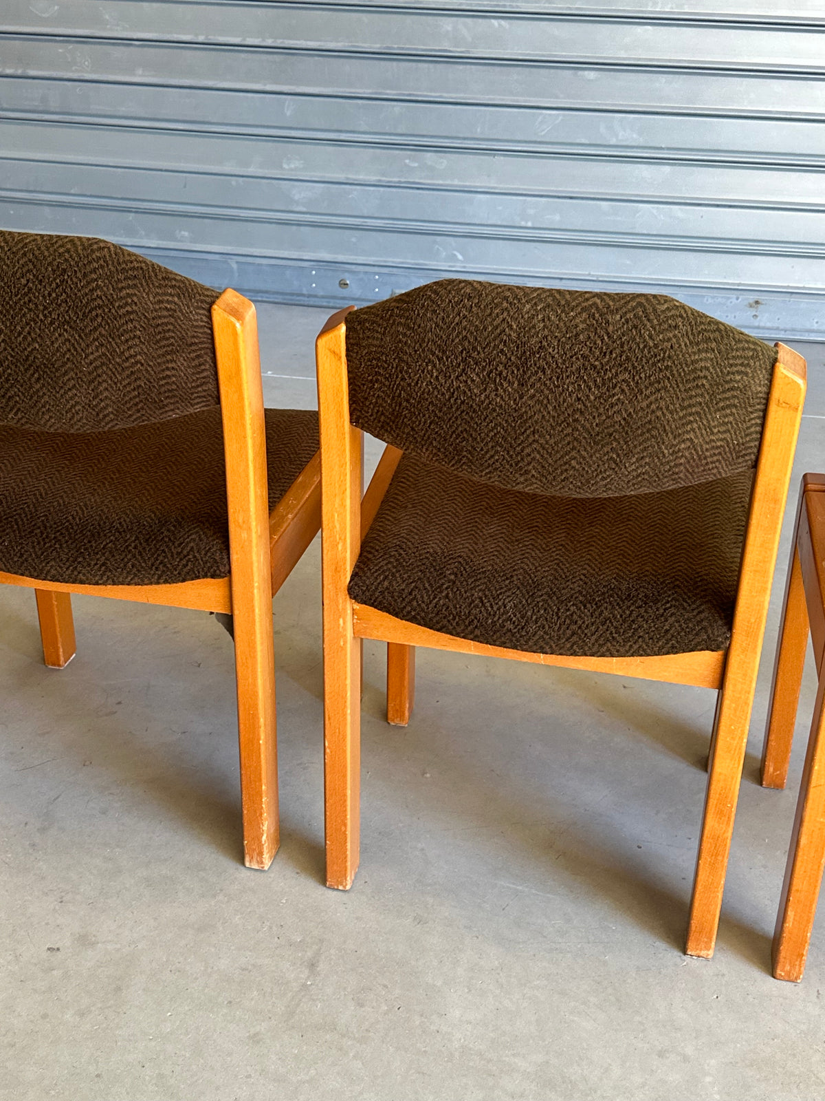 Suite de 4 chaises vintage — années 70/80