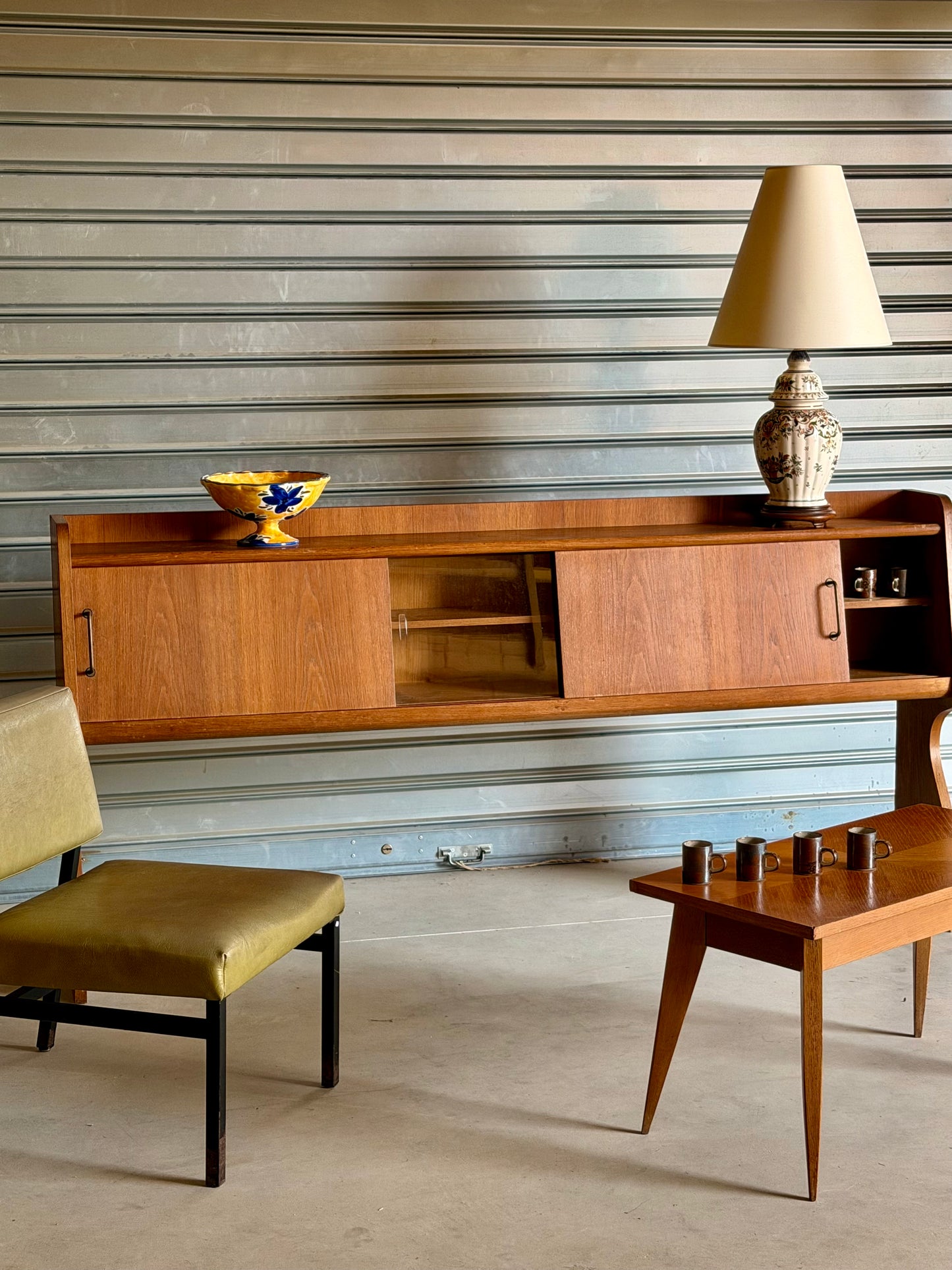 Enfilade vintage, style scandinave des années 1950-1960