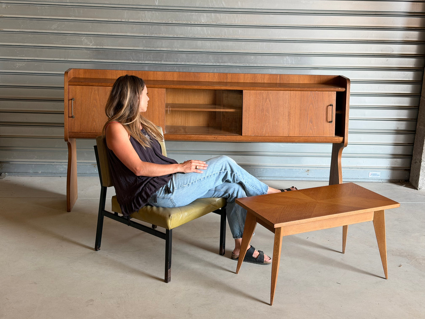 Enfilade vintage, style scandinave des années 1950-1960