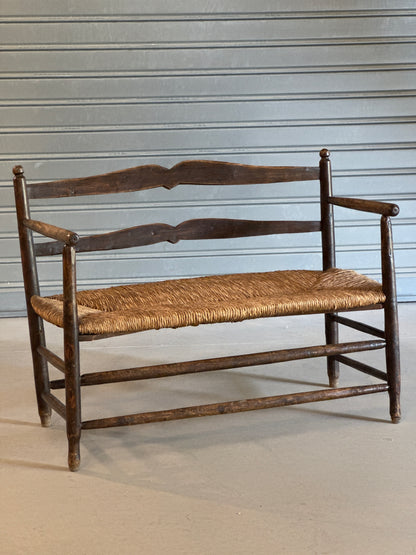Banc ancien en chêne