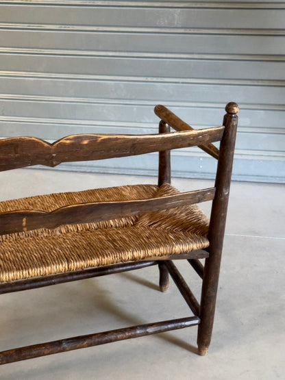 Banc ancien en chêne