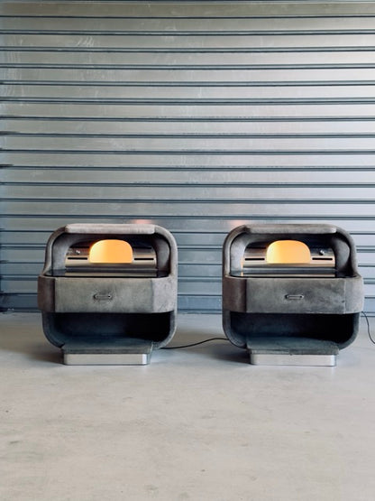 Paire de chevets Space Age — années 70