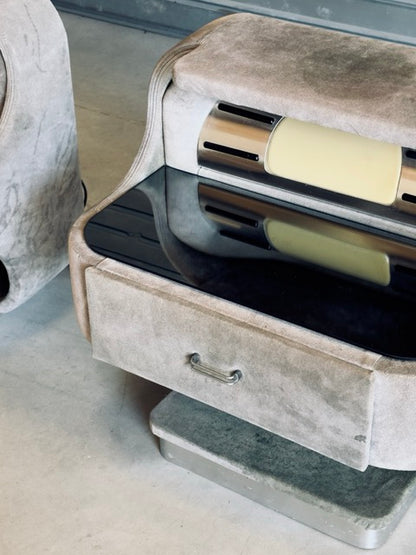 Paire de chevets Space Age — années 70