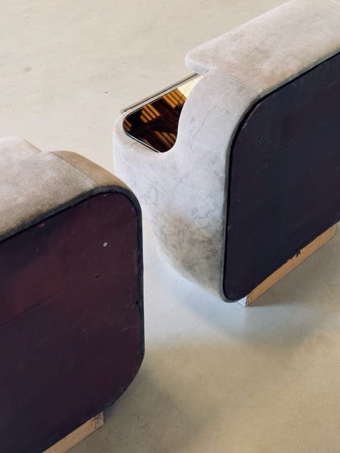 Paire de chevets Space Age — années 70
