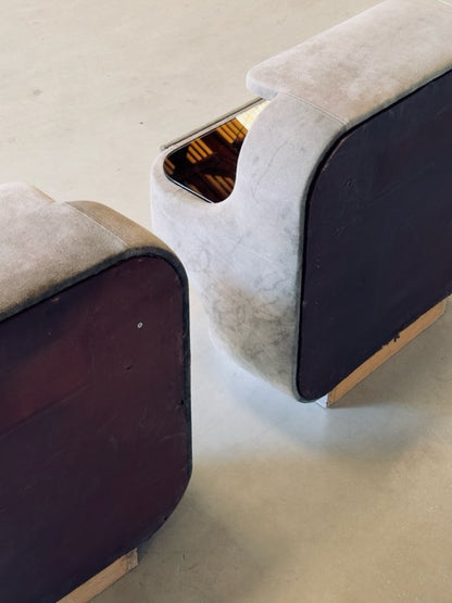 Paire de chevets Space Age — années 70