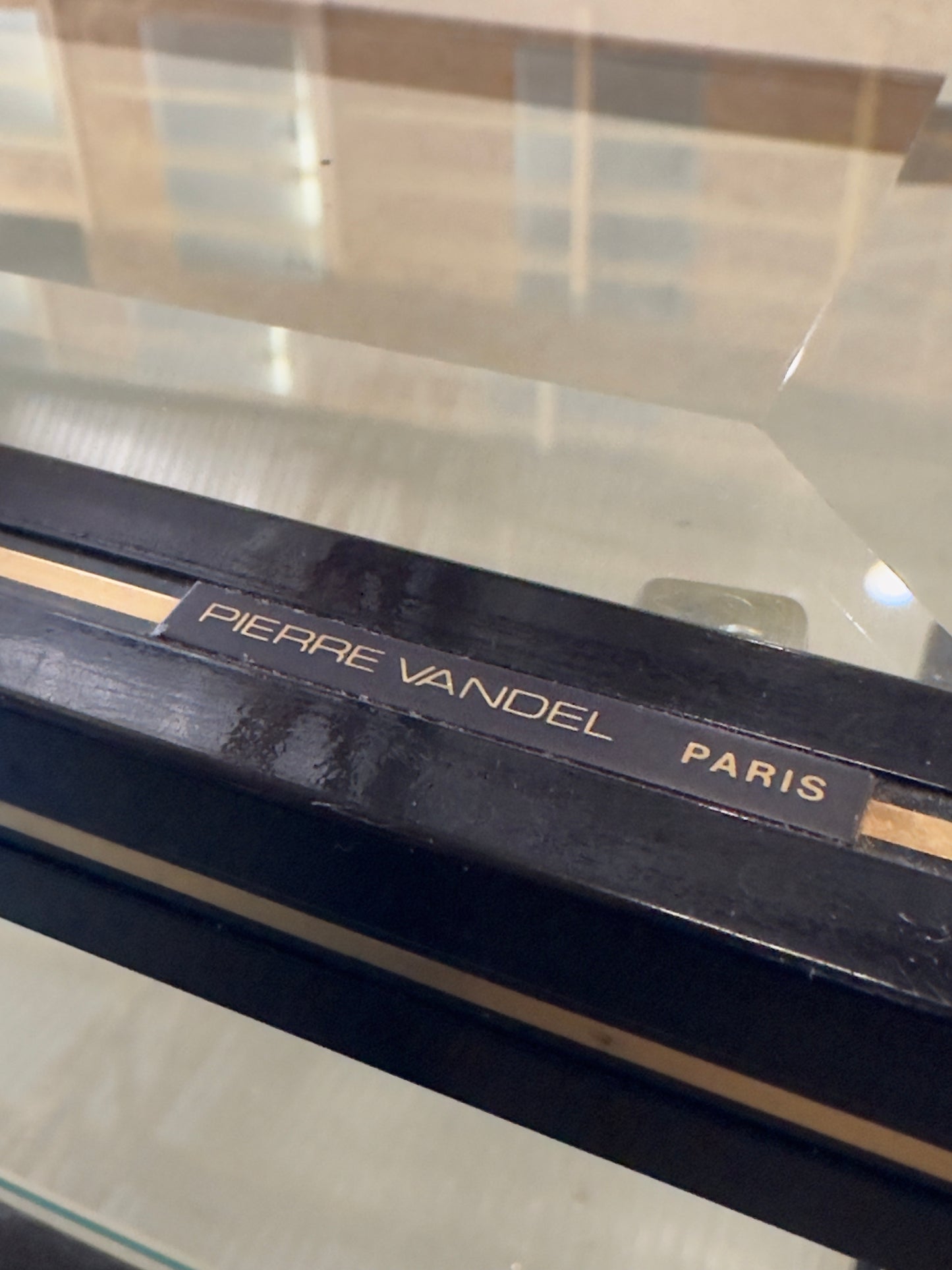 Table basse vintage Pierre Vandel Paris
