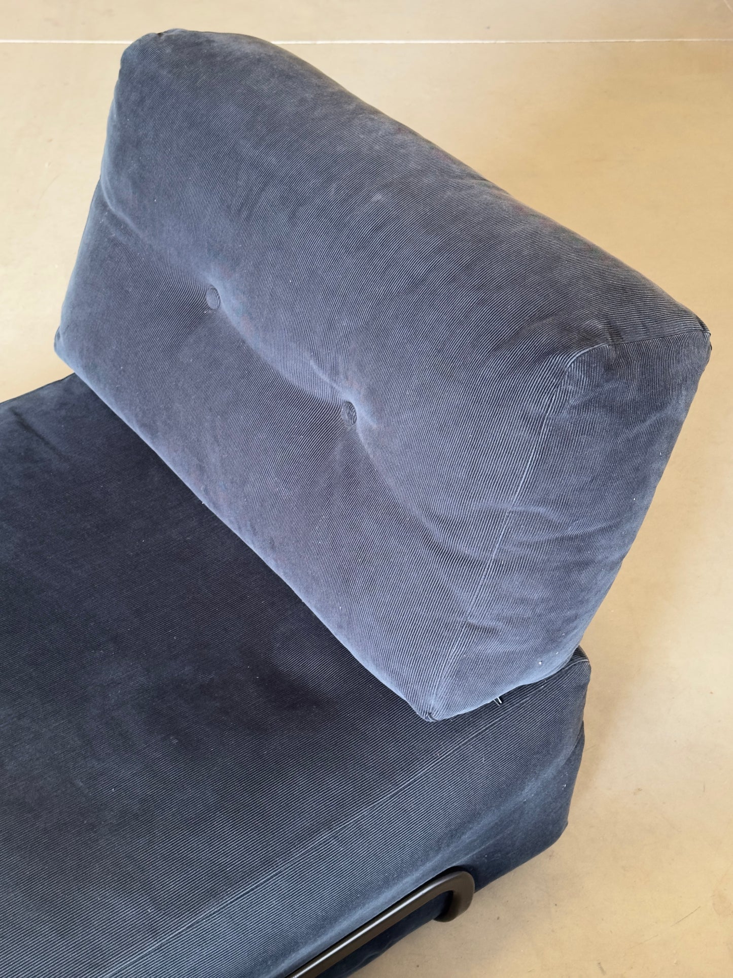 Le Rörberg - Canapé modulaire vintage en velours bleu nuit – 2 modules