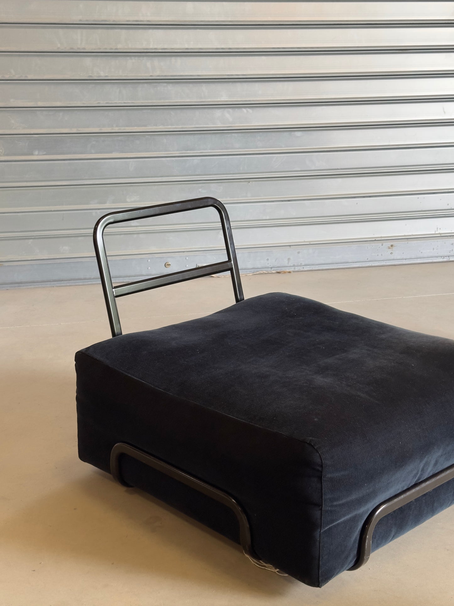 Le Rörberg - Canapé modulaire vintage en velours bleu nuit – 2 modules