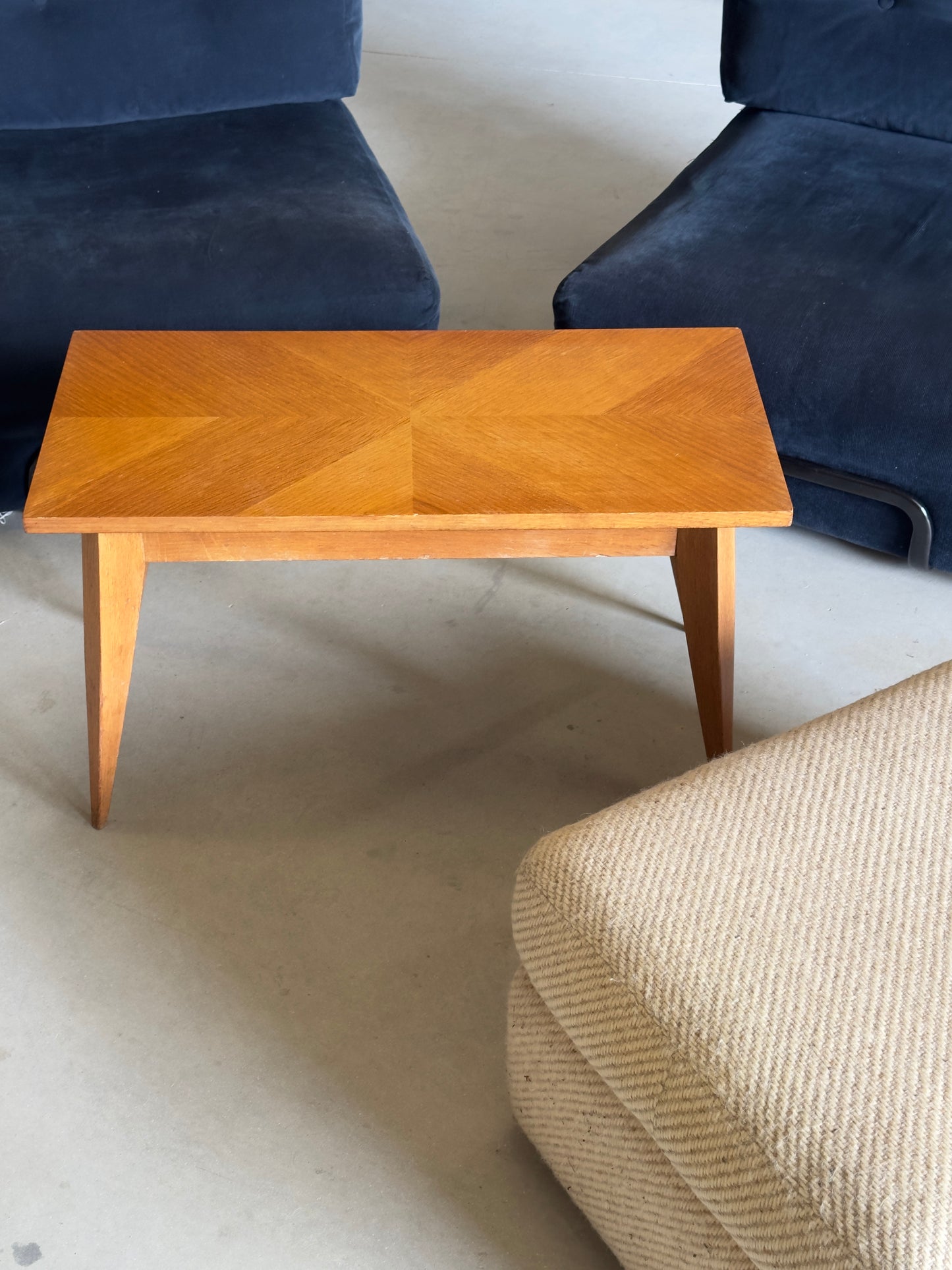 Le Rörberg - Canapé modulaire vintage en velours bleu nuit – 2 modules