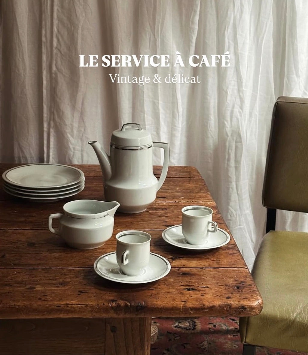 Service à café vintage – 4 personnes